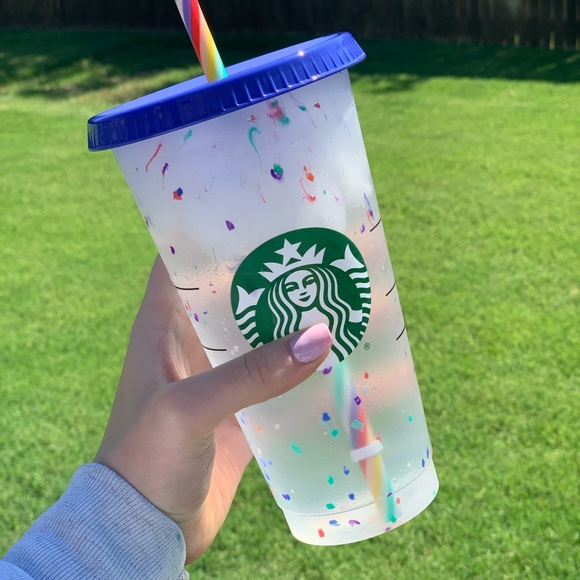 Starbucks Other - Starbucks changing confetti cups